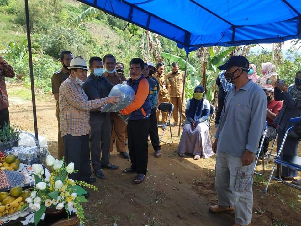Wako memberikan bantuan