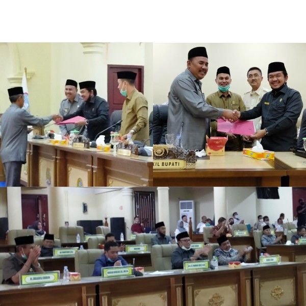 DPRD Kabupaten Sarolangun melaksanakan paripurna pemungkas diakhir tahun 2020. 