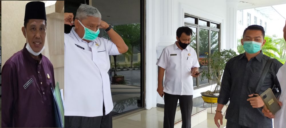 Sekda, Ir Endang Abdul Naser dan Kadis Perkim H Saipullah 