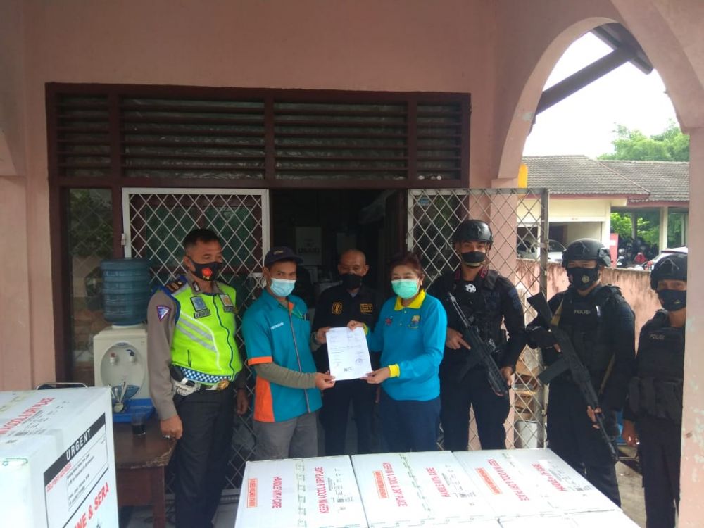 Pemprov Jambi kembali menerima vaksin Covid-19 sebanyak 17.240 dosis.