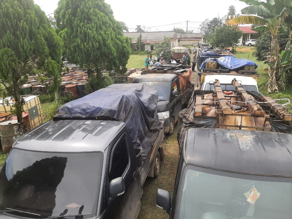 Barang Bukti yang diamankan polisi