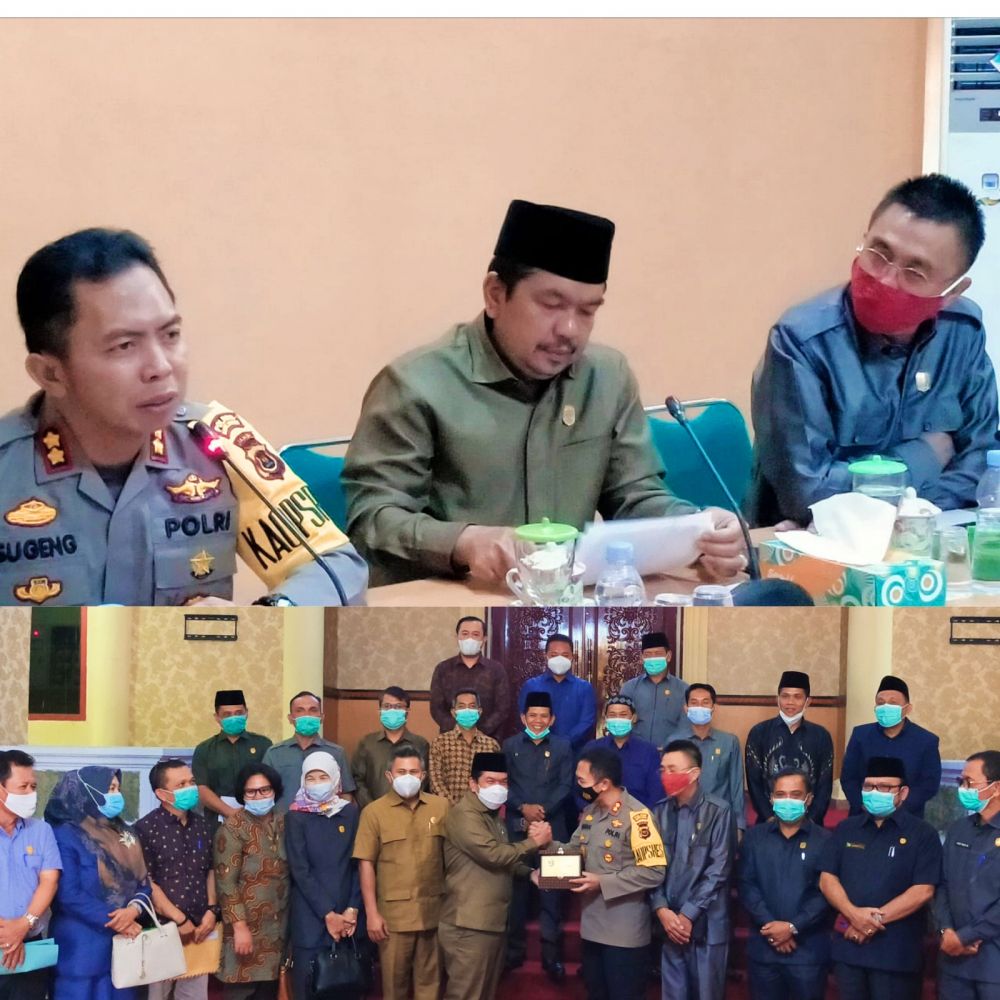 Pertemuan Kapolres Sarolangun dengan pimpinan dan anggota DPRD