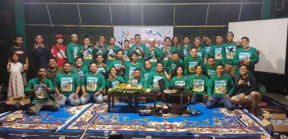 Member vespa pegawai (VP) foto bersama.