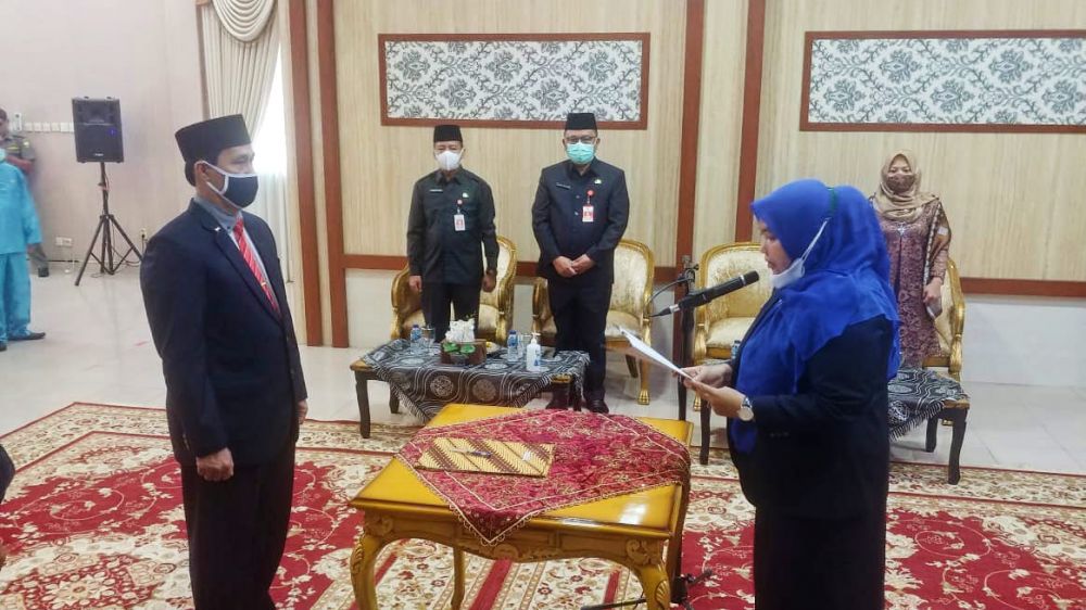 Bupati Masnah melantik PJ Sekda 