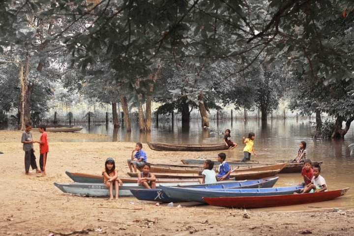 Sudut lingkungan Percandian Muara Jambi