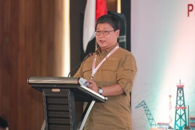 Deputi Operasi SKK Migas Julius Wiratno di Jakarta (7/4).