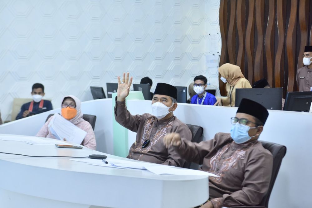 Walikota dan Wakil Walikota Sidak secara on line