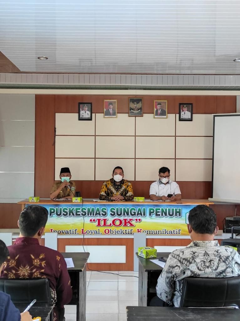 Pertemuan Wakil Ketua  Jambi Pinto Jayanegara bersama Komisi IV DPRD Provinsi Jambi dengan Dinas Kesehatan Kabupaten Kerinci dan Kota Sungai Penuh. 