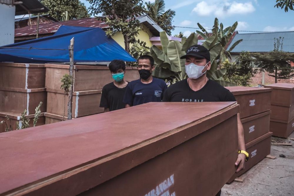 Peti Mati yang diberikan ke Pemkot