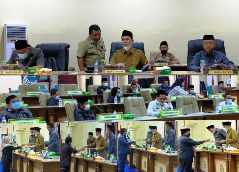 Suasana sidang paripurna di DPRD Sarolangun