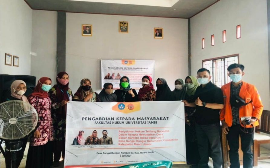 Tim penyuluh saat photo Bersama setelah pelaksanaan kegiatan