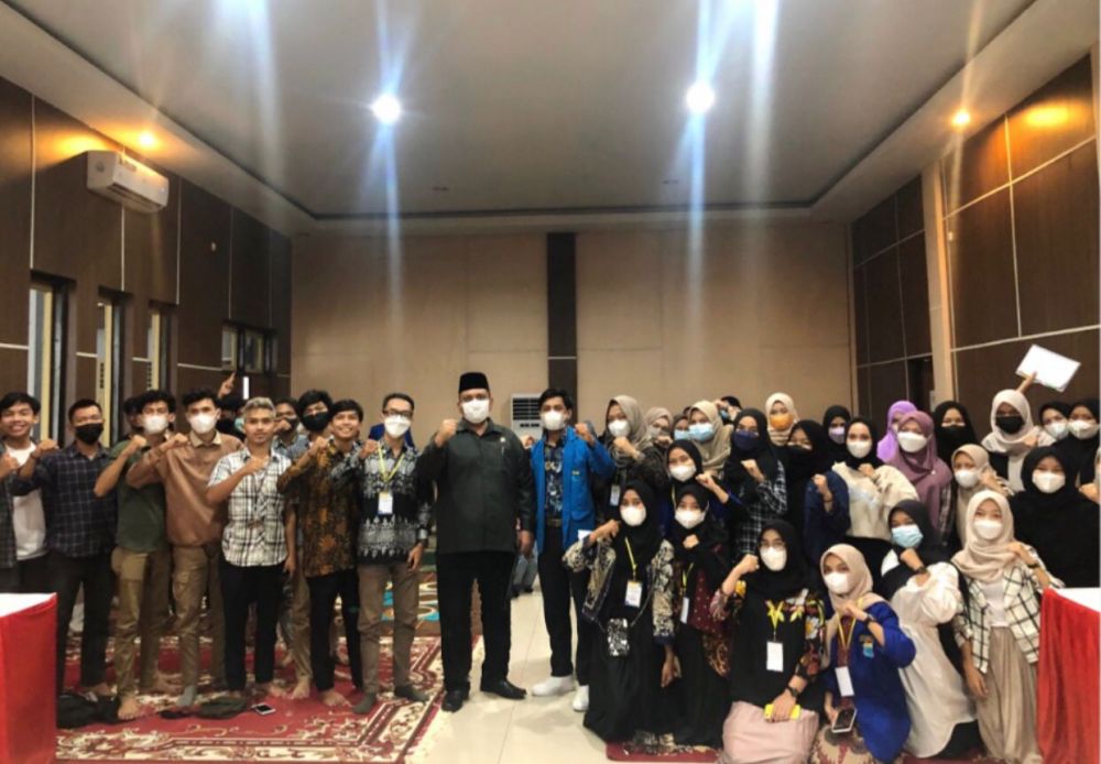 Foto Bersama usai mengisi acara Mapaba PMII komisariat UNJA