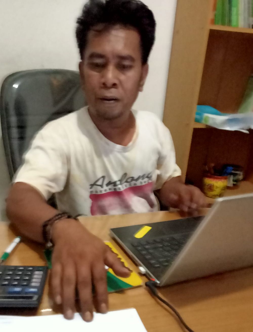 Herman S.Ds Tim kerja Palamjambe Taman Budaya Jambi