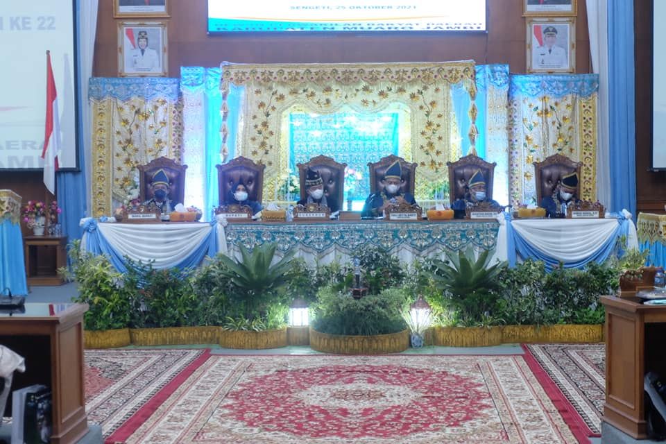 Paripurna peringatan HUT Muarojambi ke 22