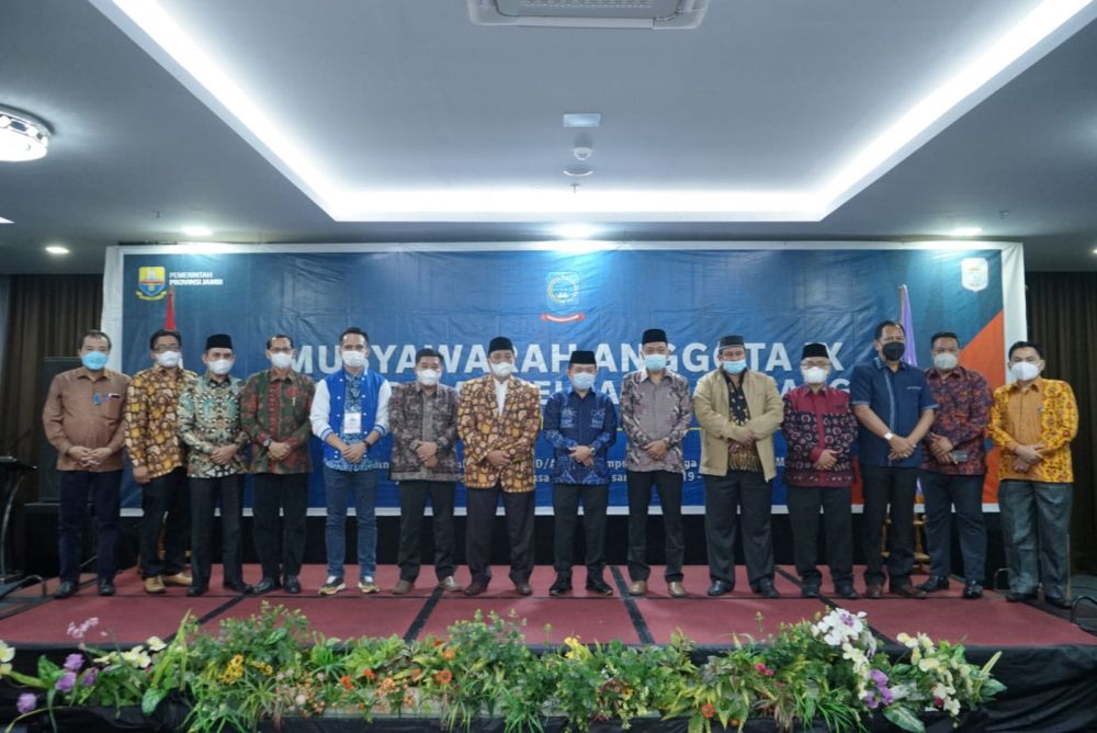 Musyawarah Anggota Perkumpulan Keluarga Merangin ke-9 di ODua Weston Hotel Jambi, Minggu (31/01/2021).