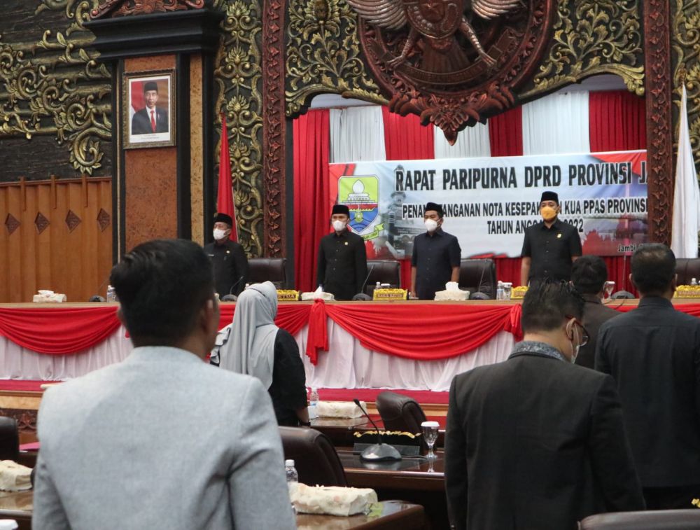 Paripurna Pengesahkan Kebijakan Umum Anggaran (KUA)-Prioritas dan Plafon Anggaran Sementara (PPAS), Rabu malam (17/11/2021).