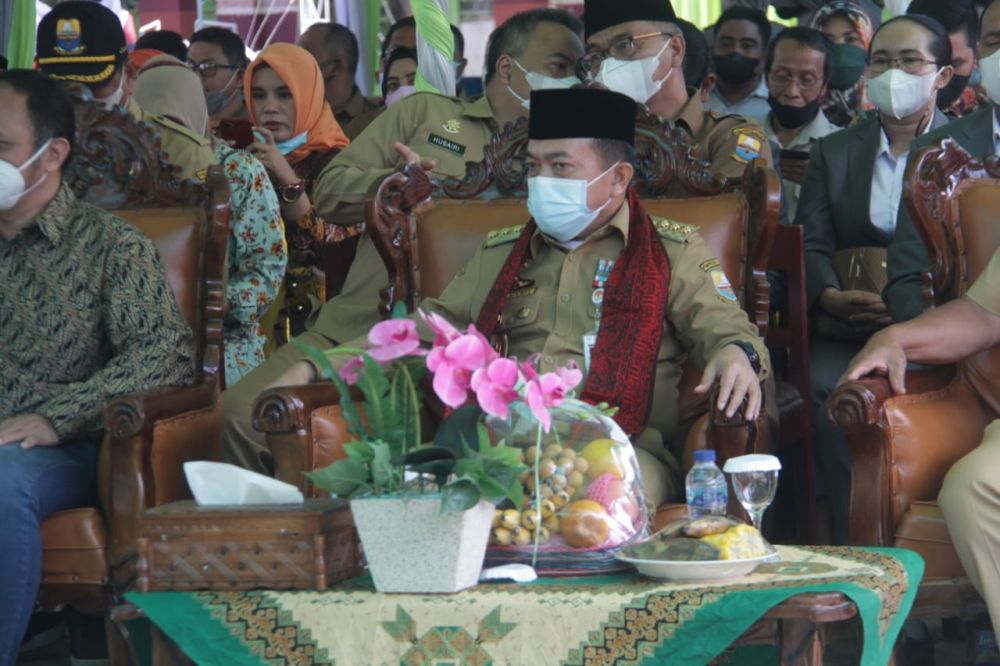 Kegiatan Expo SMK Negeri 4 Sarolangun, Selasa (22/02/2022).