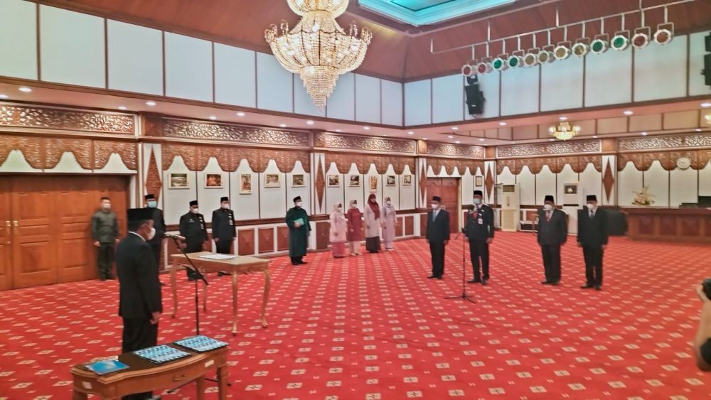Suasana Pelantikan Eselon II oleh Wakil Gubernur Jambi.