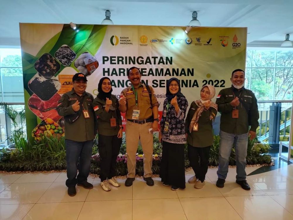 Hadir peringatan Hari Keamanan Pangan Sedunia (PHKPS) 2022 di IPB International Convention Centre (IICC), Selasa, (7/6/2022)