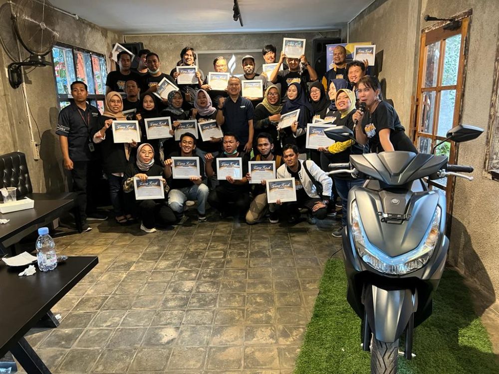Yamaha DDS Jambi Gelar Media Gatering bersama awak media Kota Jambi di ZO Kopi,  Kamis ( 14/12).