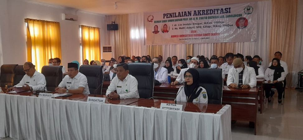 Penilaian akreditasi RSUD CQ