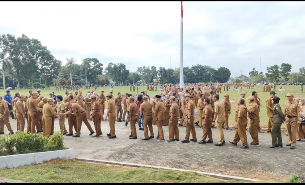 Gubernur Jambi silaturahmi bersama ASN Pemkab Muaro Jambi.