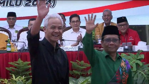 Mahfud Resmi Jadi Cawapres Ganjar