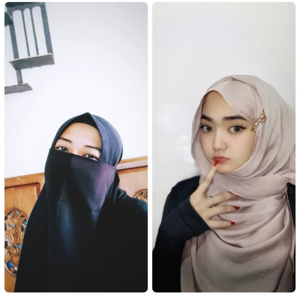 Ausy Irhan Finandri dan Dyanisa Rizky Nur Fauziah , mahasiswa Teknologi Pangan UAD.