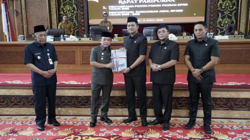 DPRD Gelar Paripurna Penyampaian Pokir Dewan 2026 dan RPJMD