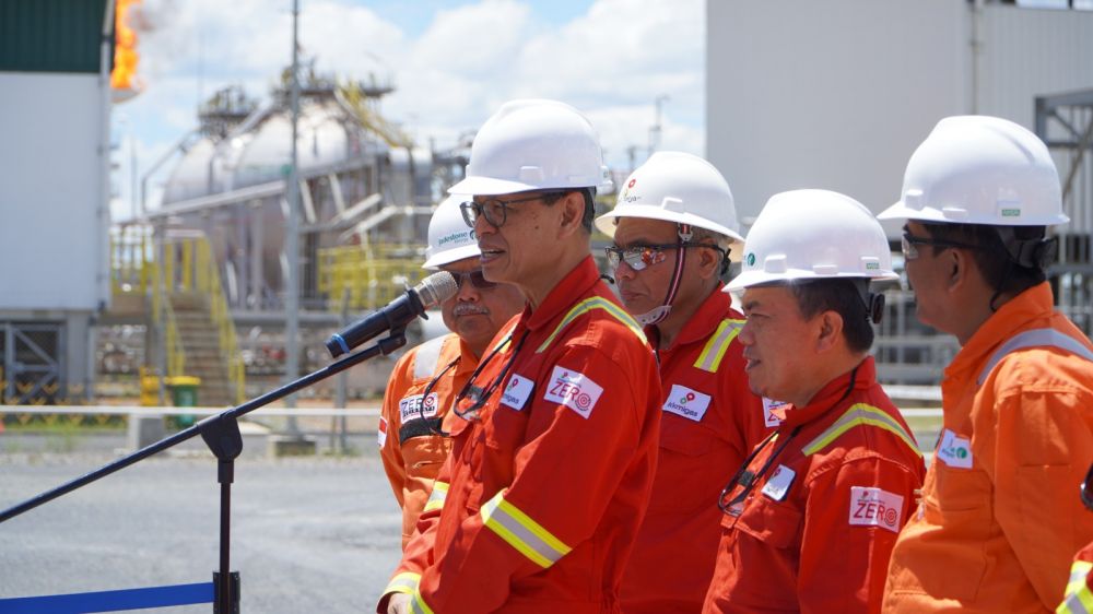 Wamen Resmikan Proyek Fasilitas Gas Akatara Di Jambi