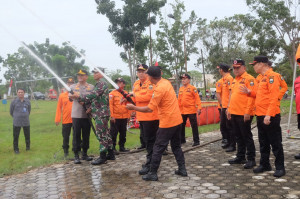 Bupati BBS Pimpin Apel Siaga Karhutla