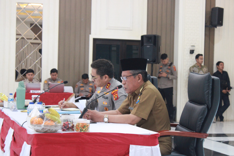 Hadiri Rakor Ketahanan Pangan, Wagub Sani Tegaskan Pentingnya Sinergitas Lintas Sektoral