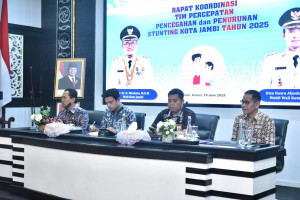 Gelar Rakor TP3S, Pemkot Jambi Kumpulkan Stakeholder Bahas Strategi Penurunan Stunting