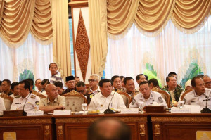 Katamso Hadiri Rakor Penanganan Bencana KARHUTLA Provinsi Jambi Tahun 2025