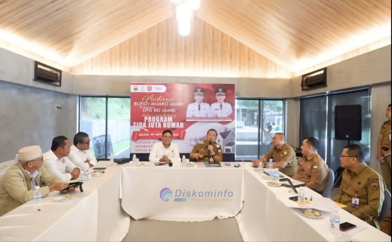 Bupati Muaro Jambi Audiensi Bersama DPD REI Jambi