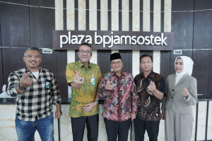 Maulana Kunjungi BPJS Ketenaga Kerjaan Jalin Komitmen Kerjasama Yang Sinergis