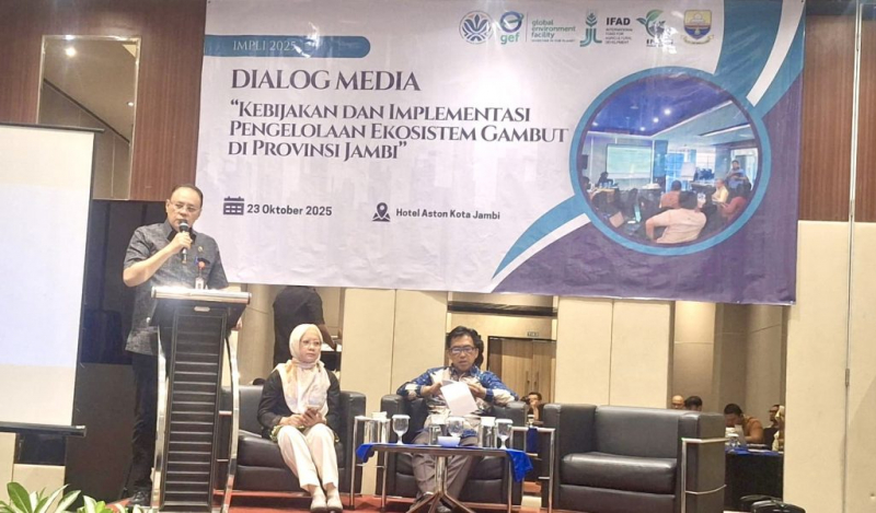DLH Jambi Gandeng Jurnalis Bahas Pengelolaan Ekosistem Gambut Berkelanjutan
