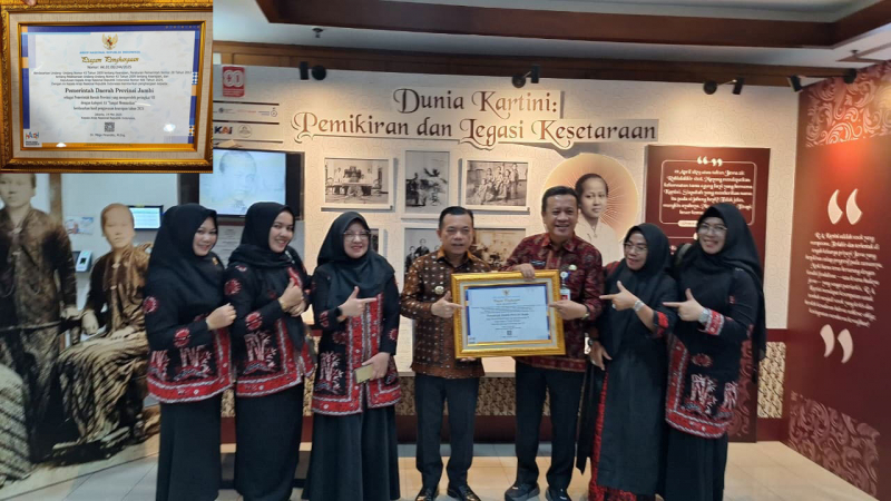 Al Haris Raih Penghargaan Akreditasi Kearsipan Tingkat Nasional