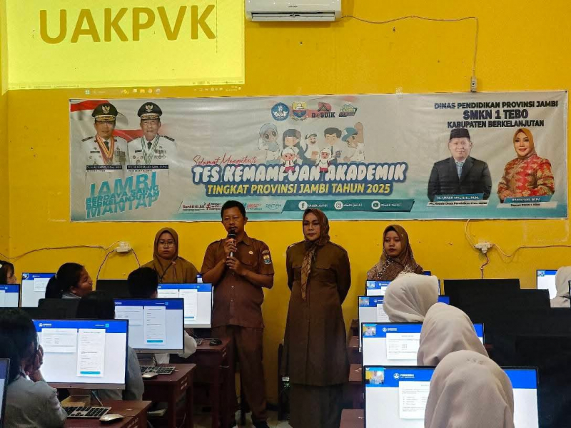 Pembukaan Pelaksanaan TKA di SMKN 1 Tebo