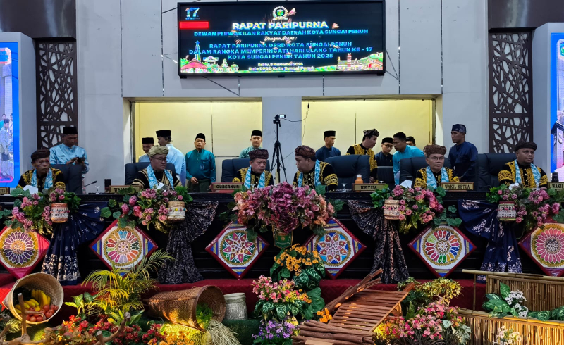 17 Tahun Kota Sungai Penuh, Gubernur Al Haris Puji Kemajuan Bumi Sahalun Suhak Saletuh Bedil