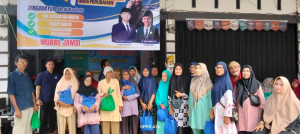 Sulaiman Anggota DPRD Muaro Jambi Gelar Cek Kesehatan, Terapi Gratis dan Bagi Sembako untuk Kaum Dua