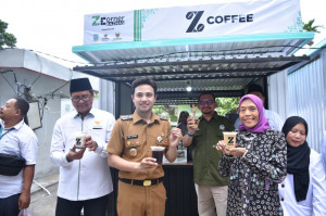 Wawako Diza Resmi Launching Zakat Corner Baznas 