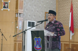 Bupati Resmi Lantik Pengurus PPDI Tanjab Barat 2025–2030