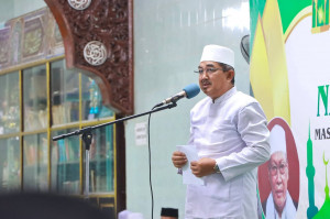 Bupati Hadiri Peringatan Isra Mi’raj 1447 H di Masjid Agung Al Istiqomah Kuala Tungkal