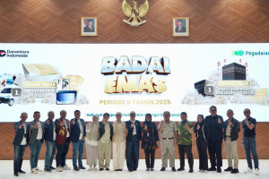 Banjir Hadiah di Awal Tahun, Pegadaian Umumkan Pengundian Badai Emas Periode II Tahun 2025