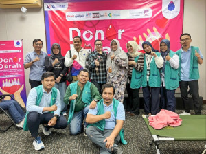 Aksi Sosial Karyawan XLSMART Gelar Donor Darah dan Pemeriksaan Kesehatan di Medan