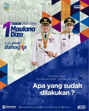 Satu Tahun Kepemimpinan Maulana -Diza, Ekonomi Tumbuh, Kota Jambi Bahagia