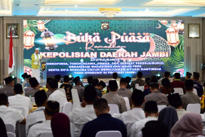 Polda Jambi Buka Puasa Bersama Forkopimda dan Elemen Masyarakat, Perkuat Sinergitas Jaga Kamtibmas