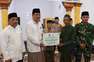 Pemkab Tanjabbar Laksanakan Safari Ramadan di Desa Sungai Landak Kecamatan Senyerang