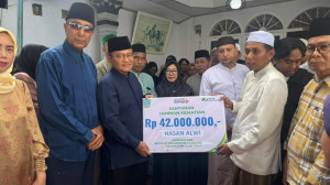 Penyerahan Santunan Jaminan Kematian Ketua RT